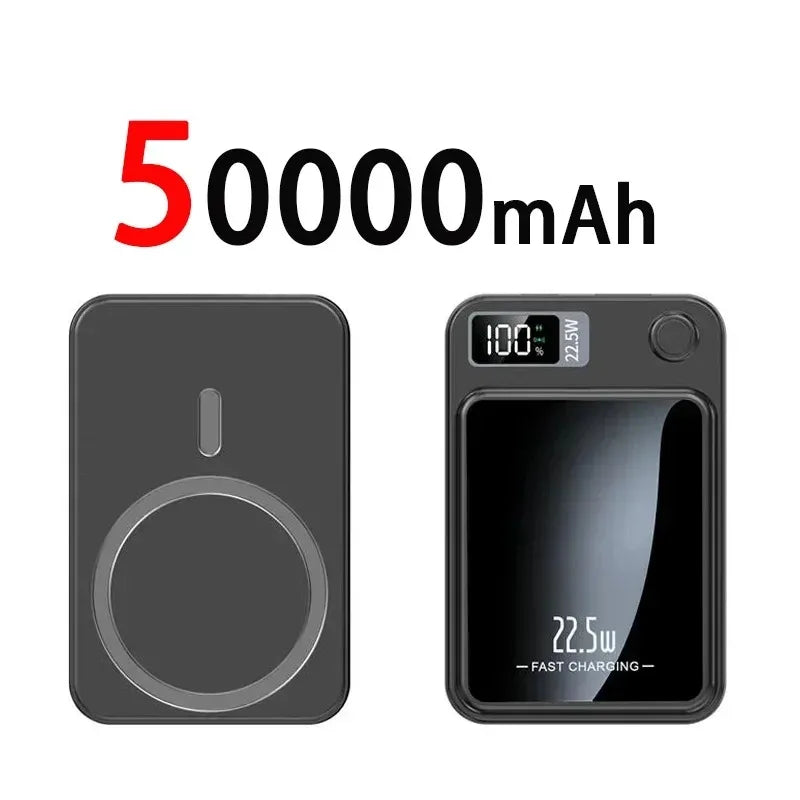 Xiaomi 100000mah Magnetic Wireless Power Bank 22.5w Portable Type C Mini Power Bank For Iphone Samsung Huawei Fast Charging