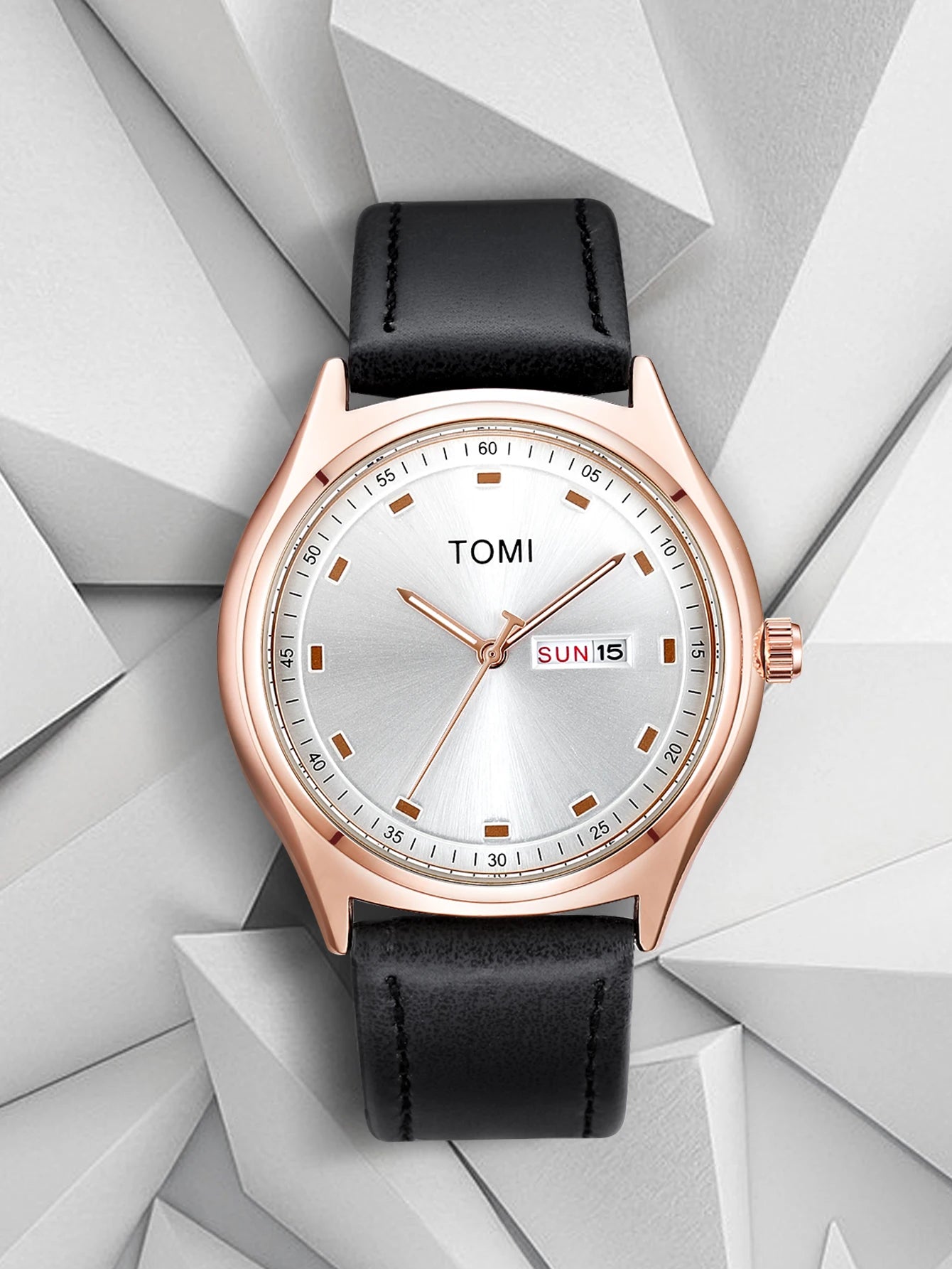 TOMI Minimalist Men's Watch Business Casual Men's And Women's Quartz Watch Fashionable And Versatile Calendar Quartz Watch