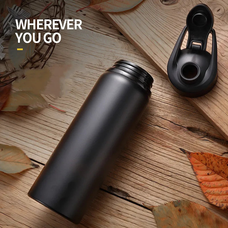 700ML Stainless Steel Cycling Bottle Outdoor Camping Gym Sports Water Bottle Vacuum Flask BPA Free Water Cup Bicycle Waterbottle