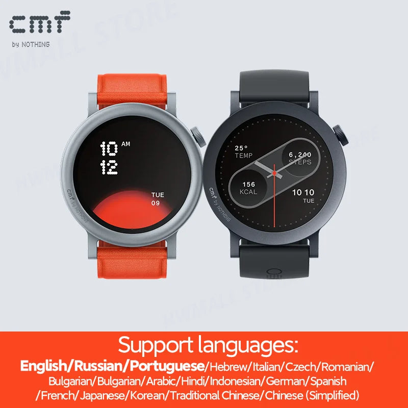 Global Version CMF by Nothing Watch Pro 2 1.32" AMOLED Bluetooth 5.3 BT Calls with AI Noise Reduction GPS Smartwatch CMF watch P