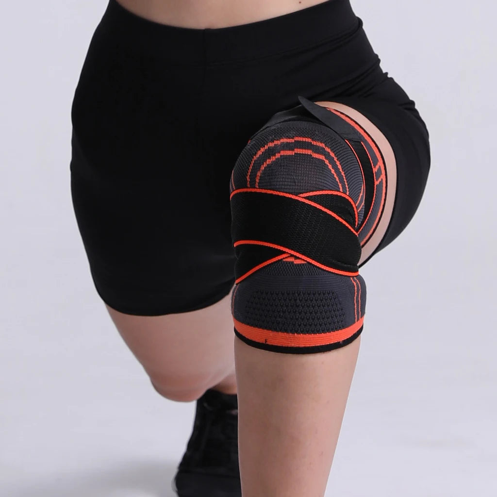 1 PCS Knee Pads Fitness Sports Knee Support Braces for Men Women Compression Elastic Nylon Training and Exercise Kneepad Sleeve