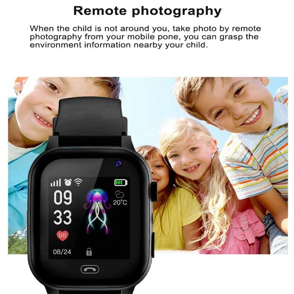 Xiaomi Kids 4G Smart Watch SOS GPS Location Video Call Sim Card Child SmartWatch Camera Waterproof Watch For Boys Girls Present