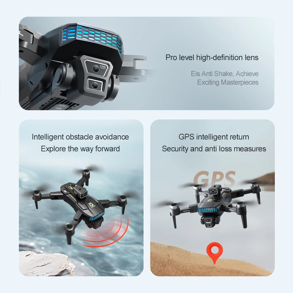 XT505 GPS Dron 4K Camera Drone Brushless Motor Quadcopter Racing Drones 1.2Km 20Mins Follow Optical Flow Positioning Helicopter