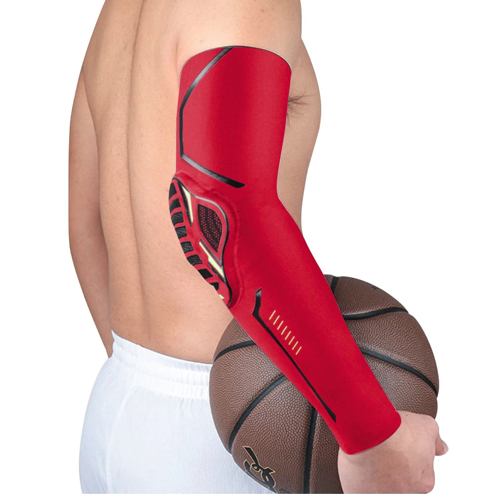 1Pcs Sports Crashproof Elbow & Knee Pads Compression Arm Sleeves for Outdoor Basketball Football Bicycle Elbow Support Guard