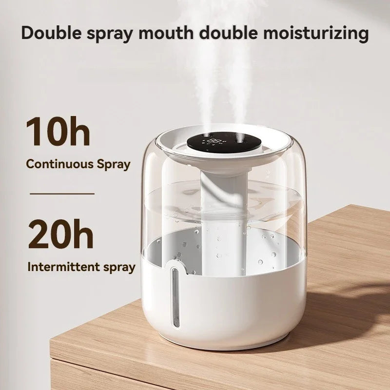 XImi6.8L large capacity humidifier USB Double spray Home dormitory office bedroom desktop with small night light