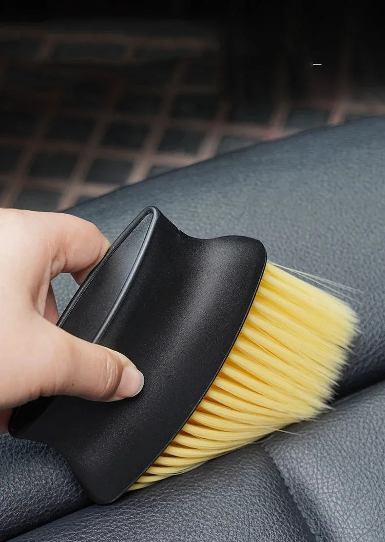 1 PCSDust Removal Brush Air Conditioning Outlet Car Wash Dust Collector Large Brush with Good Elasticity Cleaning Accessories